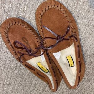 NWOT American Eagle Tan moccasins women 7